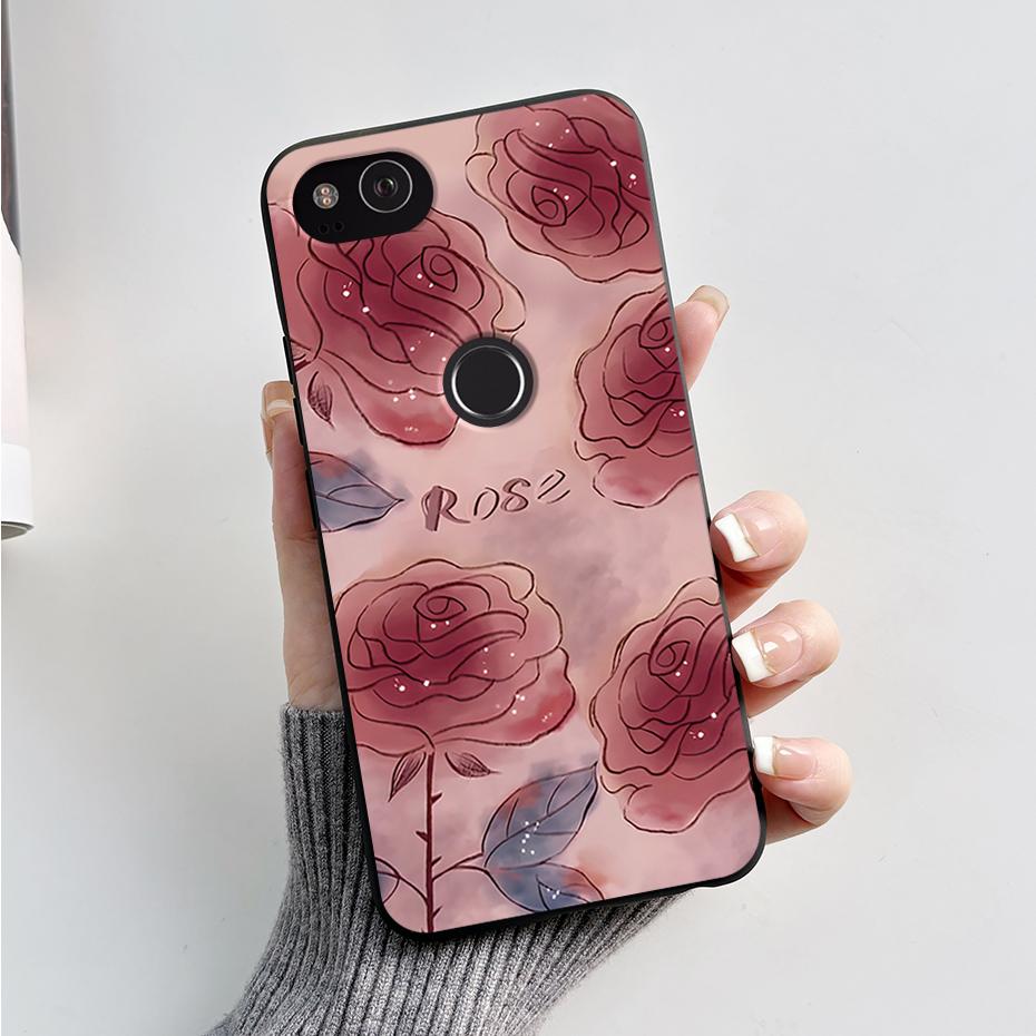 Matte Case For Google Pixel2 Pixel 2 XL Shockproof Cartoon Phone Cover for Google Pixel 2 XL 2XL Soft Silicone TPU Cases Bumper