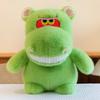 Animal Hippo Stuffed Plush Toy Cartoon Bow Doll Multiple Colors Children Gift