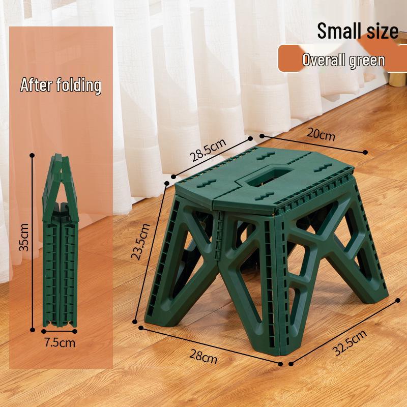 Portable Outdoor Folding Plastic Stool for Camping and Picnic