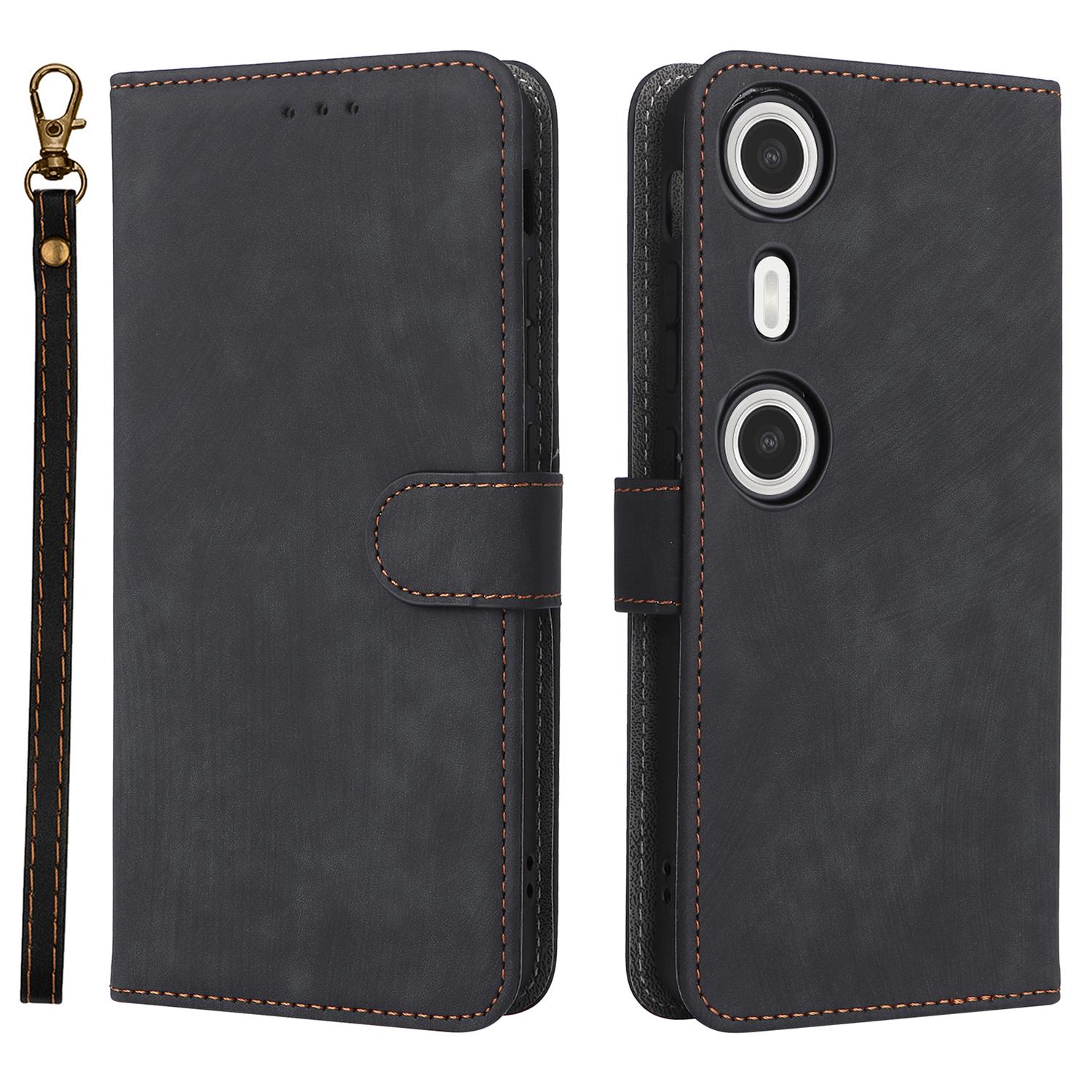 

Для XREAL Beam Pro Чехол-кошелек Блокировка RFID Обложка из ПУ кожи Подставка Вид Black