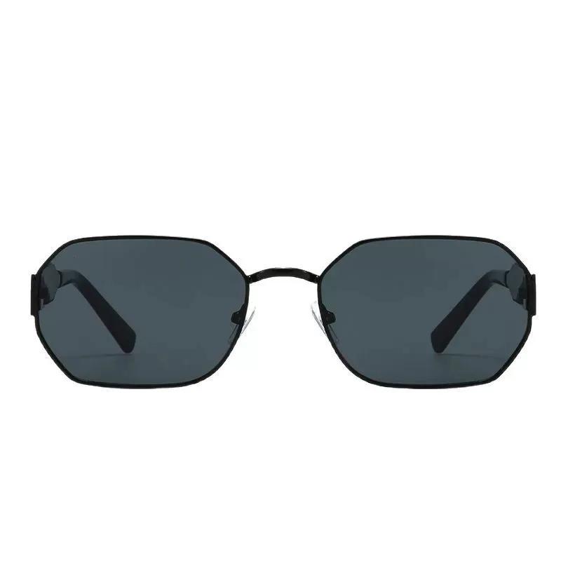 New Fashion Vintage Sunglasses Women Men Designer Retro Metal Rectangle Sun Glasses Female Male Popular Black Eyewear