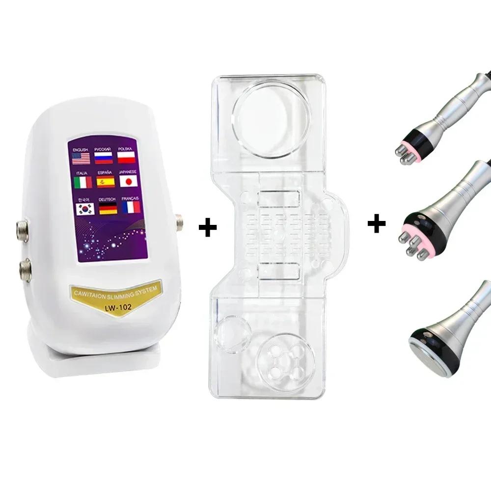 3-in-1 40K Beauty Device RF Ultrasonic Cavitation Red Light Therapy Body Contouring Machine