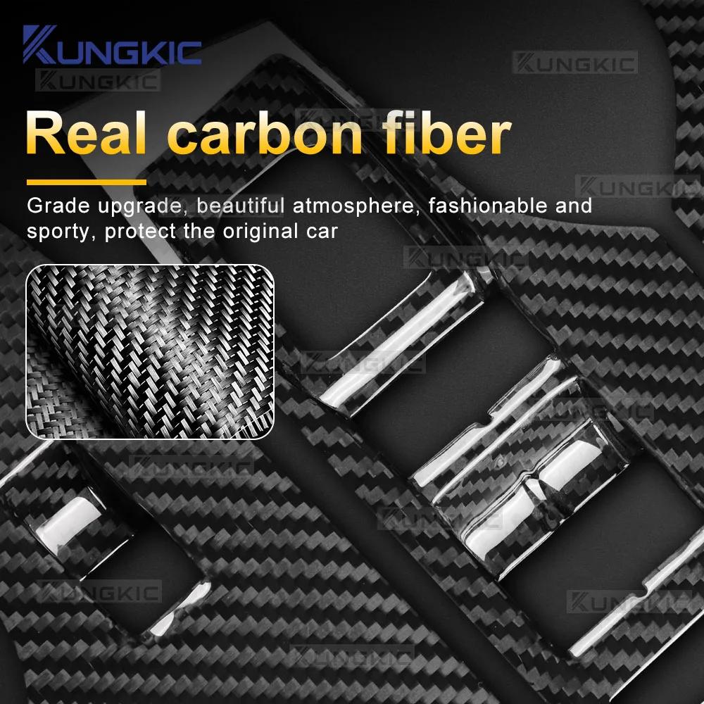 Carbon Fiber Window Switch Panel for Seat Leon MK4 Cupra Formentor Ibiza Arona 2020-2026 LHD