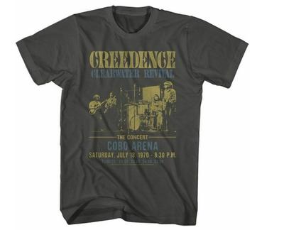Creedence Clearwater Revival Vintage Concert T-shirt Tee S-2345XL Unisex T-Shirt