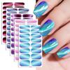 Glitzernder Katzenaugen Nagellack Film Nagelsticker Europäischer und Amerikanischer Stil Glitzer Nagelsticker Nail Art Sticker