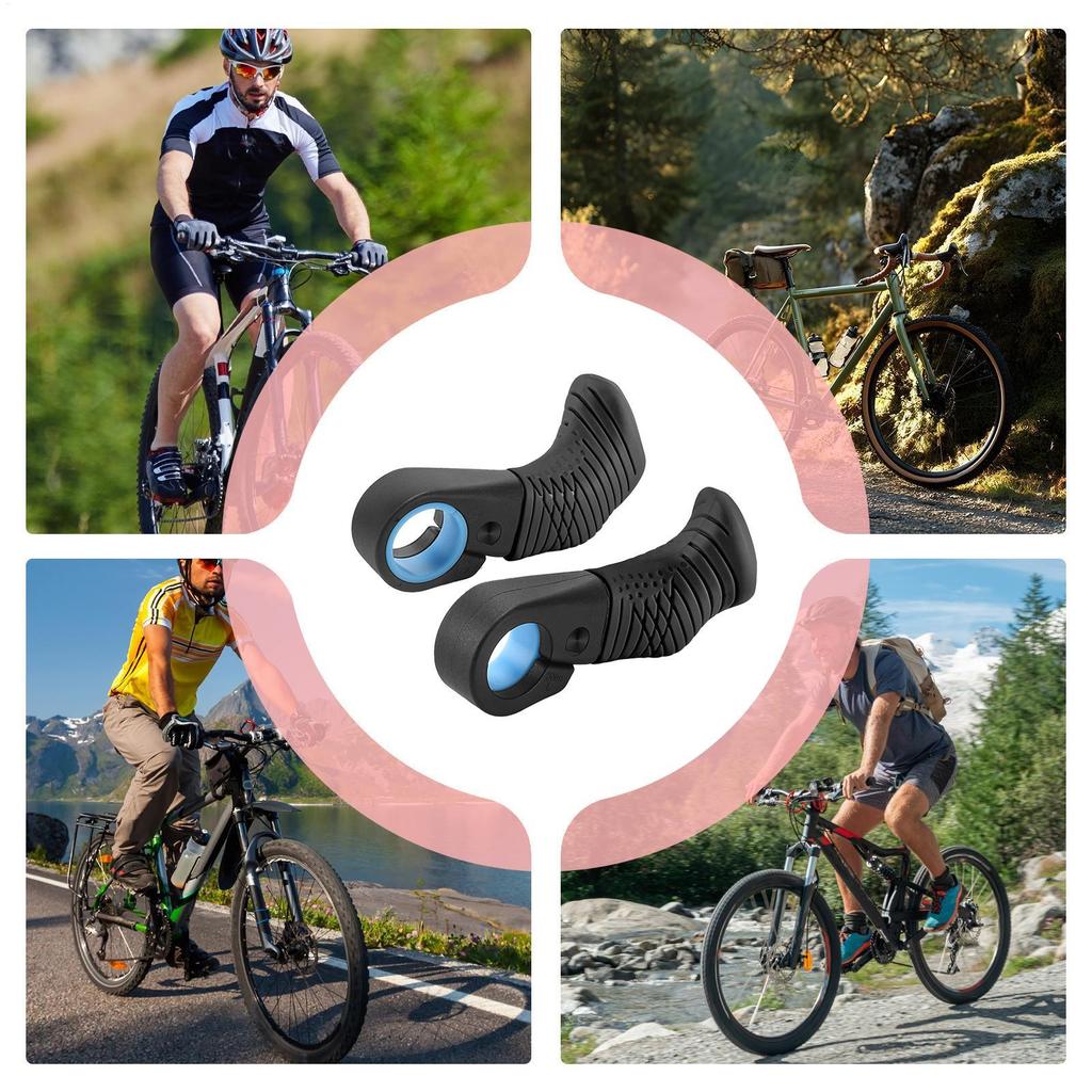 Bicycle Handlebar Grips Non-slip Bike Grips Ergonomic Rest Accessories Thumb For Road Mountain Long-Ride Dirtbike Motorcycle