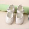 Girls Mary Jane Shoes Patent Leather School Dress Shoes Adjustable Strap Comfortable Fit Durable Sole Suitable for Children
