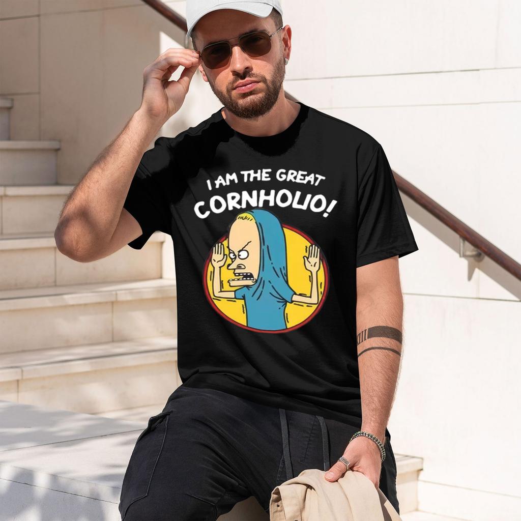2026 New Beavis And Butthead Tee I Am The Great Cornhole Vintage Anime Graphic Funny Gift For Unisex Short Sleeve Tshirt