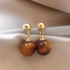 New Chinese Ethnic Style Retro Versatile Earrings Chinese Style Ancient Style Fringed Earrings Cheongsam Hanfu Cold Ear Jewelry