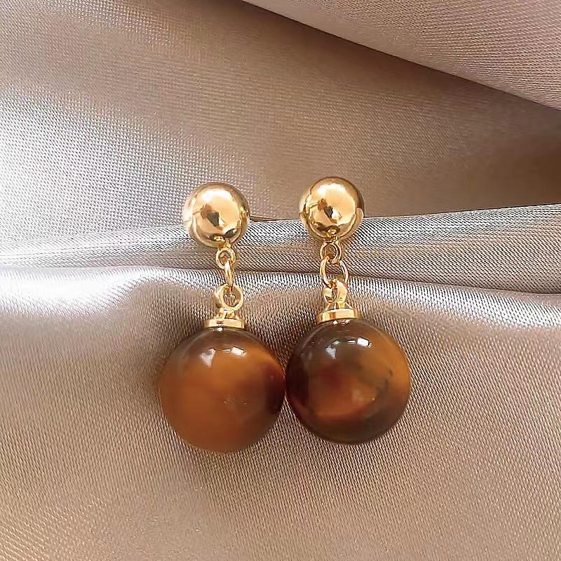 New Chinese Ethnic Style Retro Versatile Earrings Chinese Style Ancient Style Fringed Earrings Cheongsam Hanfu Cold Ear Jewelry