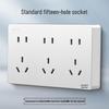 Ruidetai Surface Mount Wall Socket Panel, 2-Pack CN Plug (adapter Included)