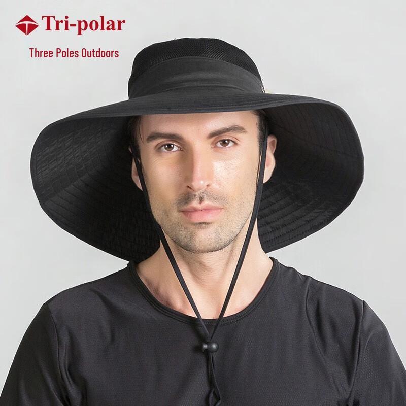 Трехполюсная широкополая шляпа для рыбалки на солнце