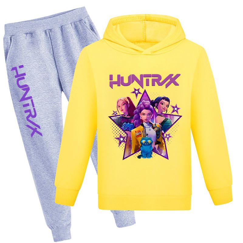 

Осень Зима Kpop Истребители Демонов Принтованные Толстовки Спортивные Штаны Комплекты Модные Повседневные Теплые Спортивные С Длинным Рукавом Брюки Детские Унисекс Комплекты Одежды 110