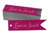 Inkdotpot Gold Foil Paper Hang Tags Love Is Sweet Wedding Favor Tags 100