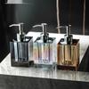 Luxury Crystal Glass Soap Dispenser Bottle Bathroom Shampoo Refill Bottle Hotel Toothpick Holder Soap Dish Pump Lotion Bottle