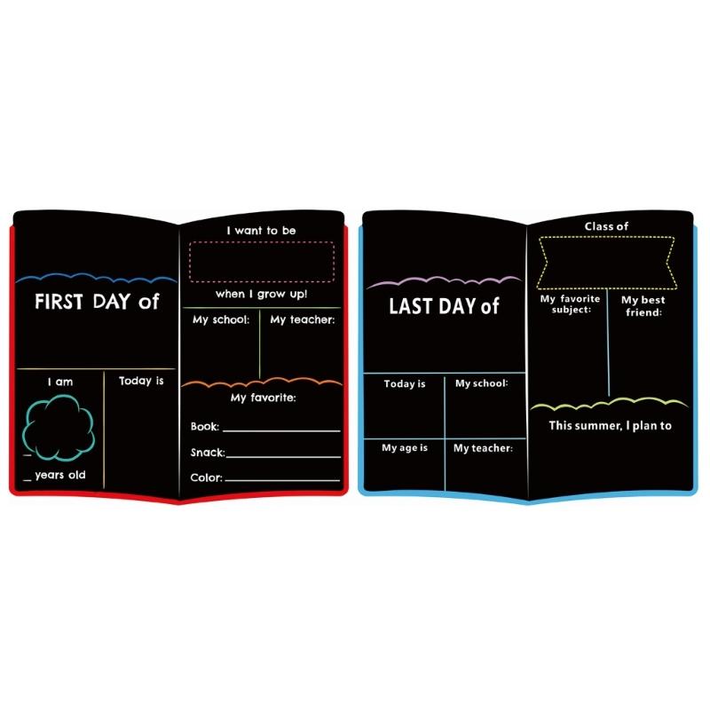 Portable Chalkboard Blackboard with Durability Ecological Friendly Design for School Office and Creative Note Taking