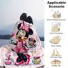 1pc, Minnie Mouse Inspired, Cute and Cozy Blanket for All Seasons, Soft Flannel Throw Blanket, Versatile & Cozy for Bedroom, Living Room, Travel, Camp