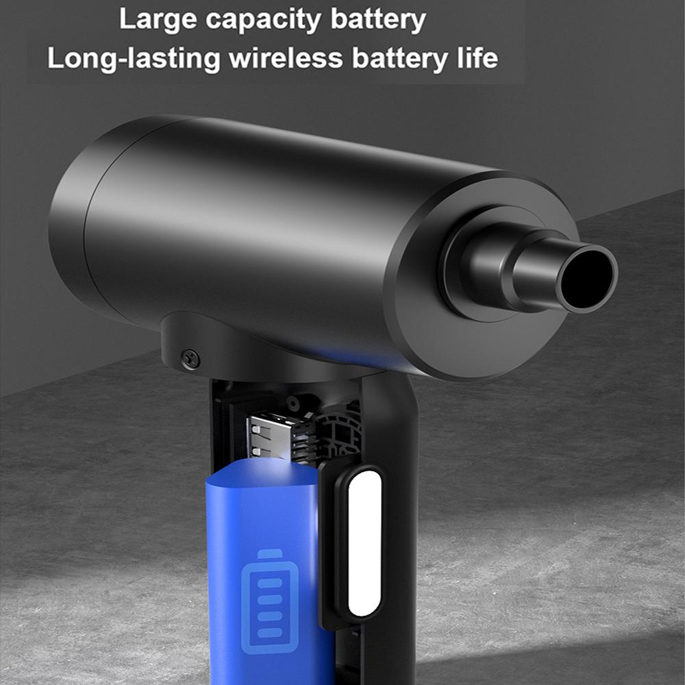 1 Set Car Mounted Dust Blower Household Cleaning, Wireless Portable Multifunctional Vacuum Ceaner, Vacuum Extractable