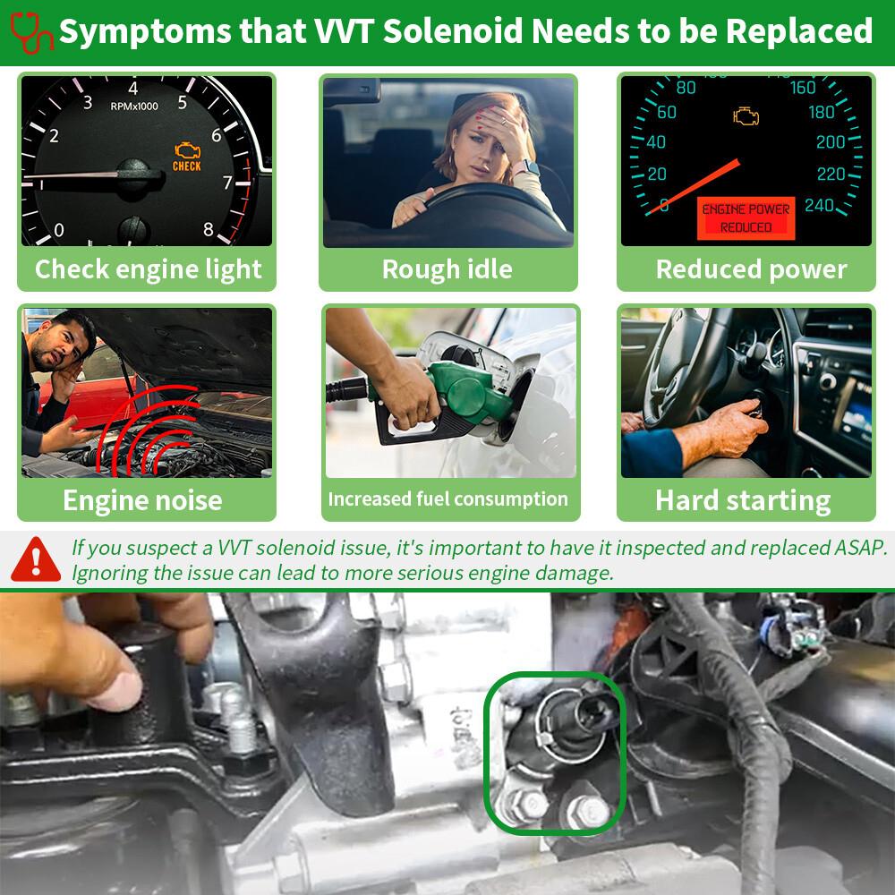 2Pcs Variable Valve Timing VVT Solenoid For Mini Cooper R56 R58 R59 11368610388