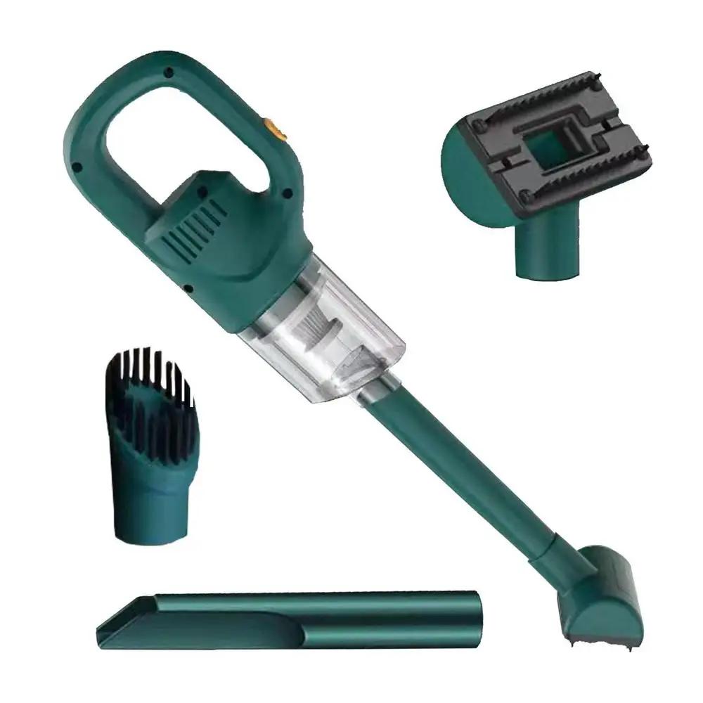 

Wireless Handheld Vacuum Cleaner Cordless Handheld Chargeable Auto for Home & Car & Pet Mini Cleaner зелёный