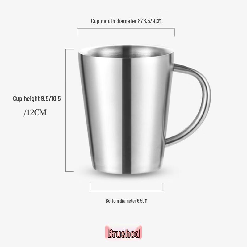 Shangqi 400 ml Dubbelväggig Isolerad Rostfri Ståltermosmugg