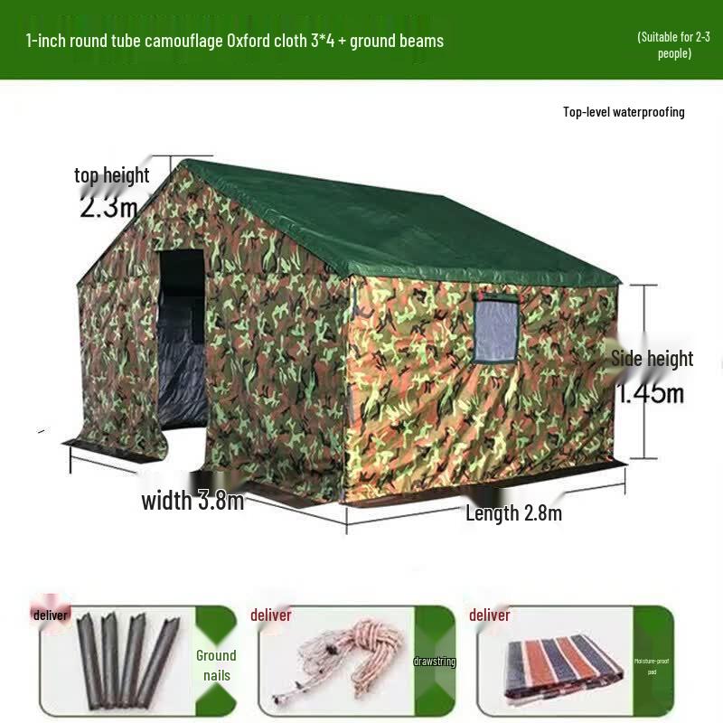 JINGGENG Heavy-Duty Outdoor Waterproof Tent