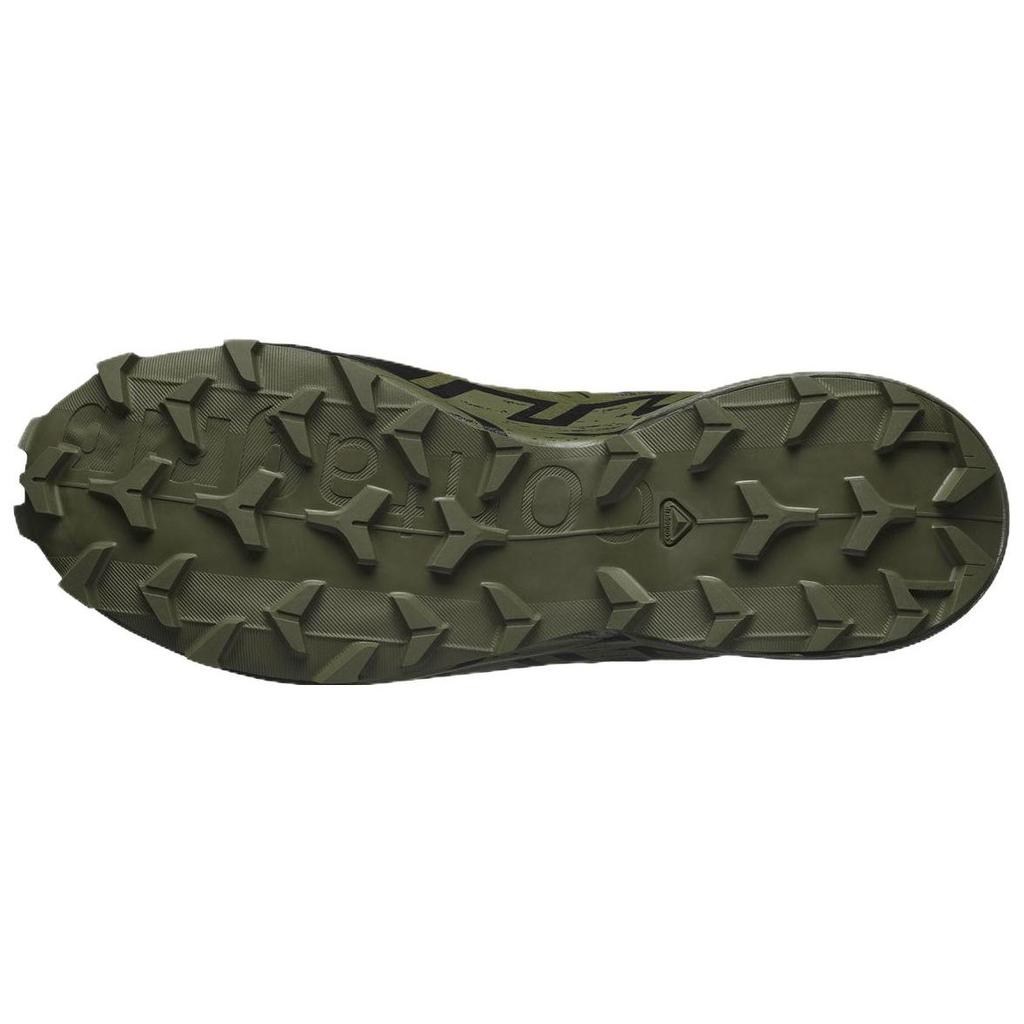 SALOMON Speedcross 6 Round Toe Non-Slip Durable Low-Top Running Shoes Unisex Running Shoes Army-Green 471612