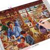 huacan Diamond Rhinestones Paintings Shop Full Drill Square Diamond Embroidery Landscape Diamond Mosaic Kids Home Decoration