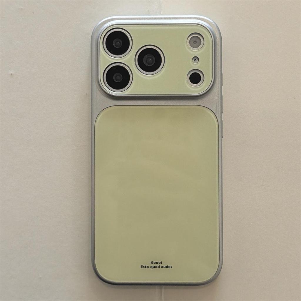 Solid Color Macaron iPhone 17 Pro Max Case with Large Window Drop Protection
