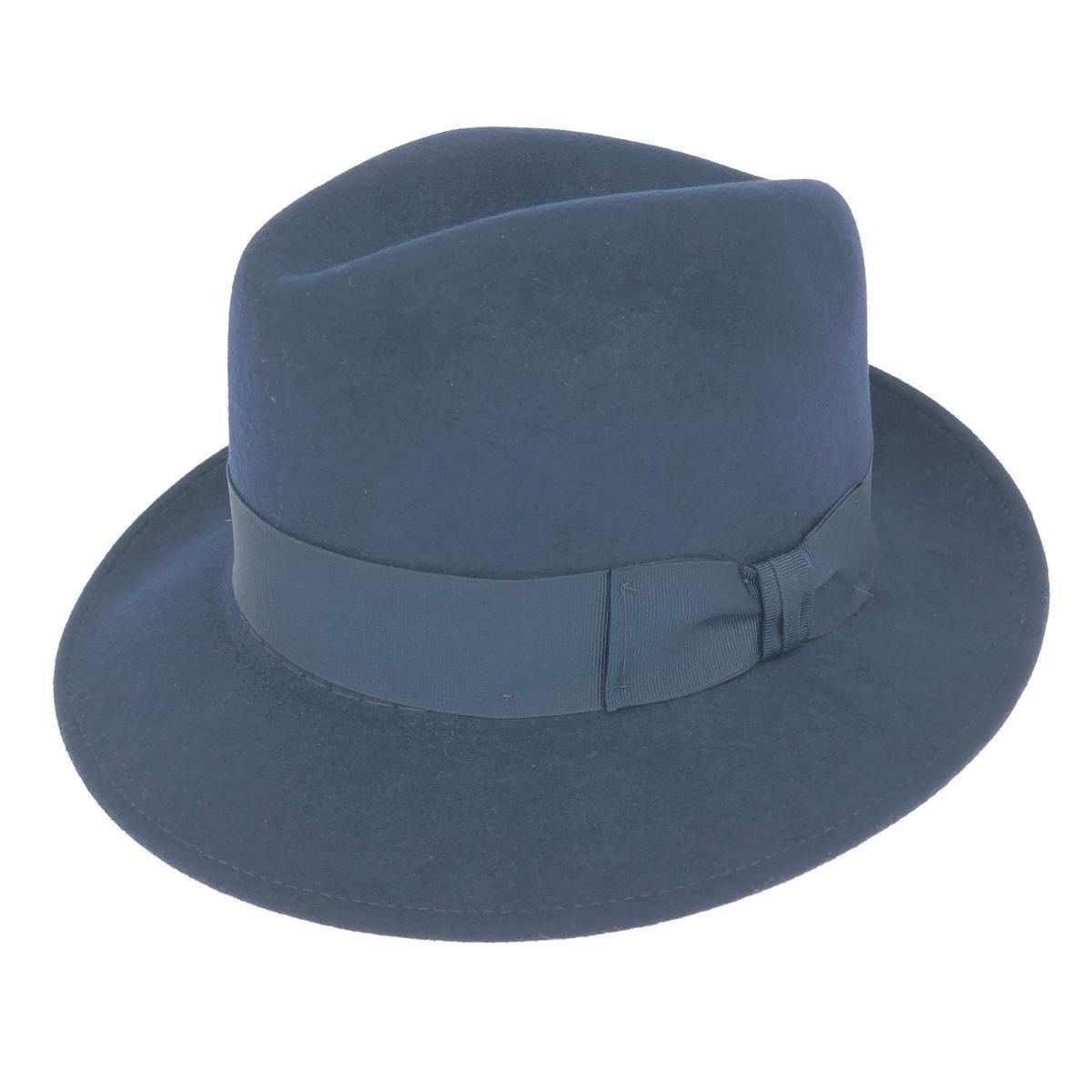 Used Stetson Stetson Hat Made in USA/61 Navy Men s/240001193702