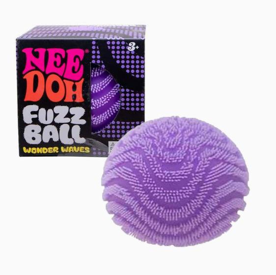 Fuzz Ball Squishy Fidget Toy Squeezable Soft Pompom Stress Relief Velvet Textured Sensory Relaxing Blind Box