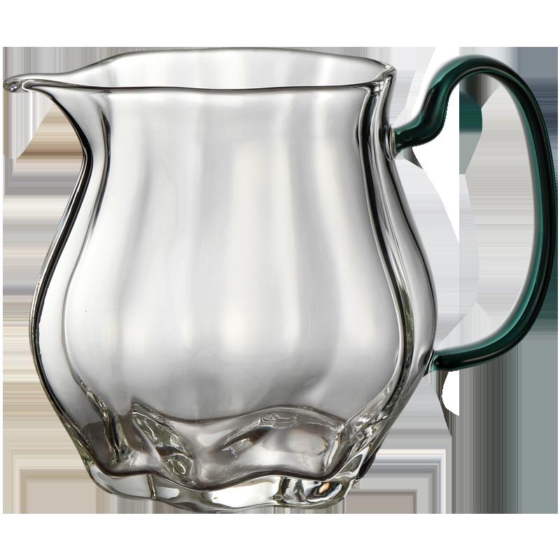 200ml Japanese Tea Fair Cup - Glass Serving Pitcher for Kung Fu Tea Ceremony