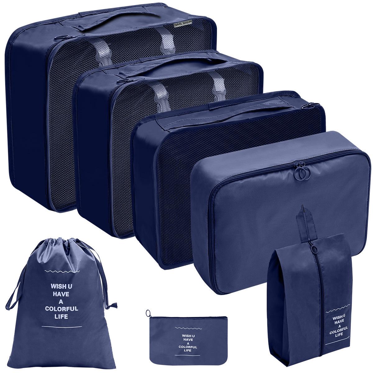 

Travel Storage Bag Set: Digital Toiletries, Cosmetics, Clothes, Shoes Organizer