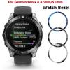 Модний стильний кейс-кільце для безеля для смарт-годинника Garmin Fenix 8 51 мм Металева рама Клейка захисна кришка для Garmin Fenix 8 47 мм