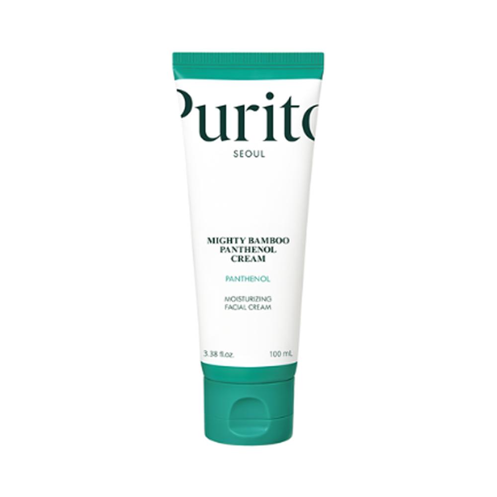 Face Cream PURITO Seoul Bamboo Water Panthenol 100ml, Deep Moisture & Soothing Care