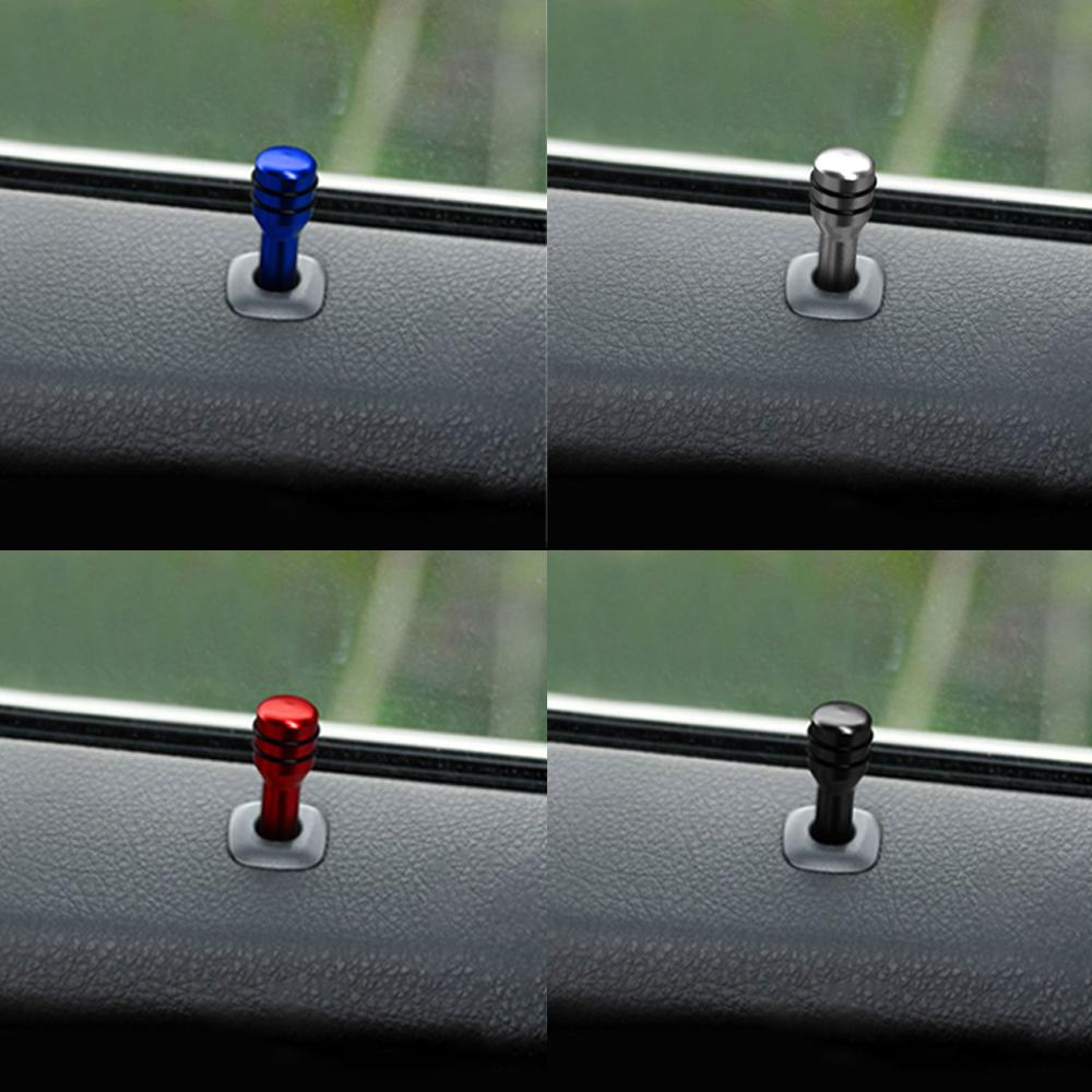 4pcs For VW Polo Golf 3 Beetle MK2 MK3 MK4 MK5 MK6 Bora CC Passat B6 B5 B7 Car Alloy Door Lock Pins Screw Knob Button