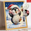 Pearl Painting 5D DIY Christmas Penguin Decorative Painting. Cute Birthday Gift. Handmade Art Painting