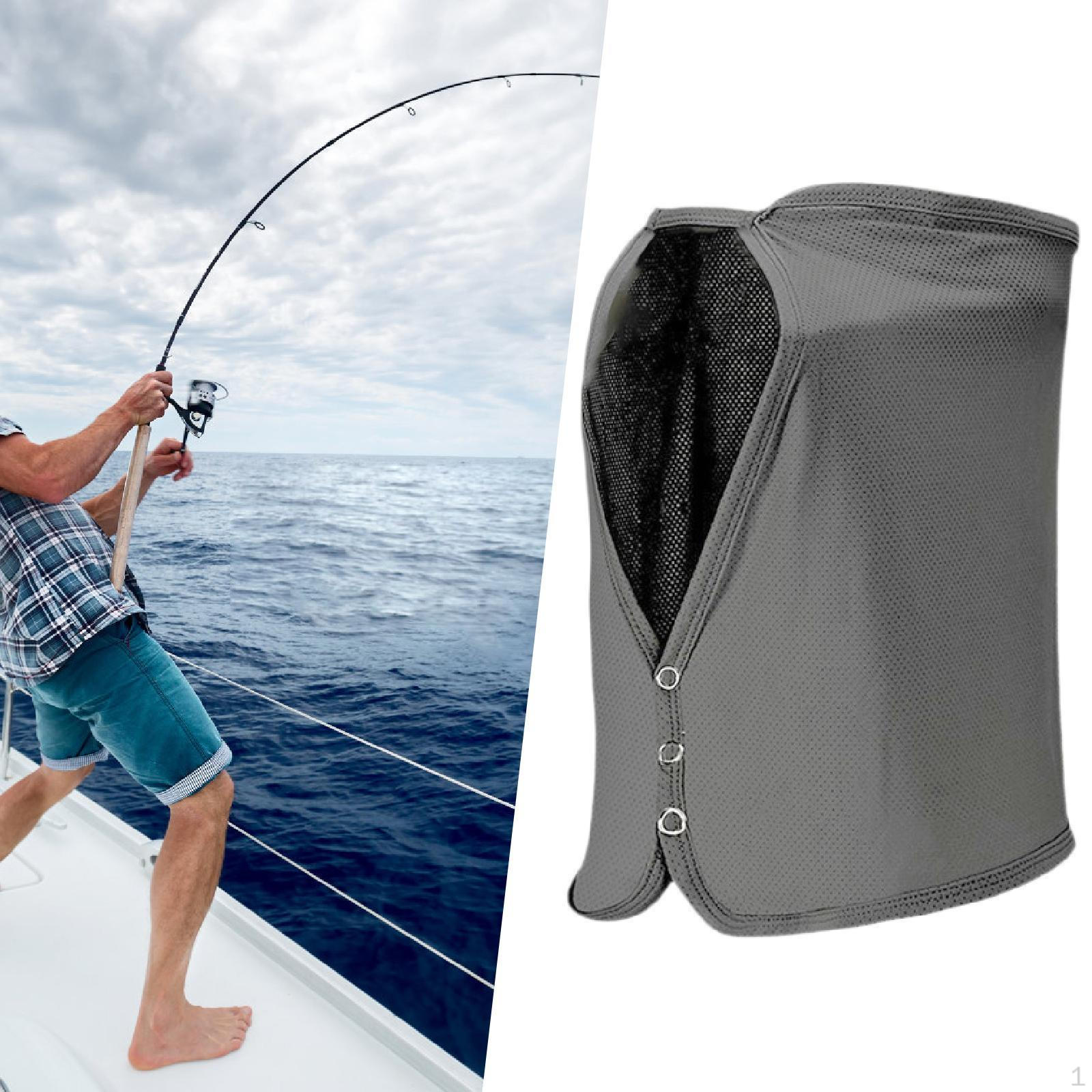 

Neck Drape for Sun Protection with Gaiter Design Outdoor Activities серый