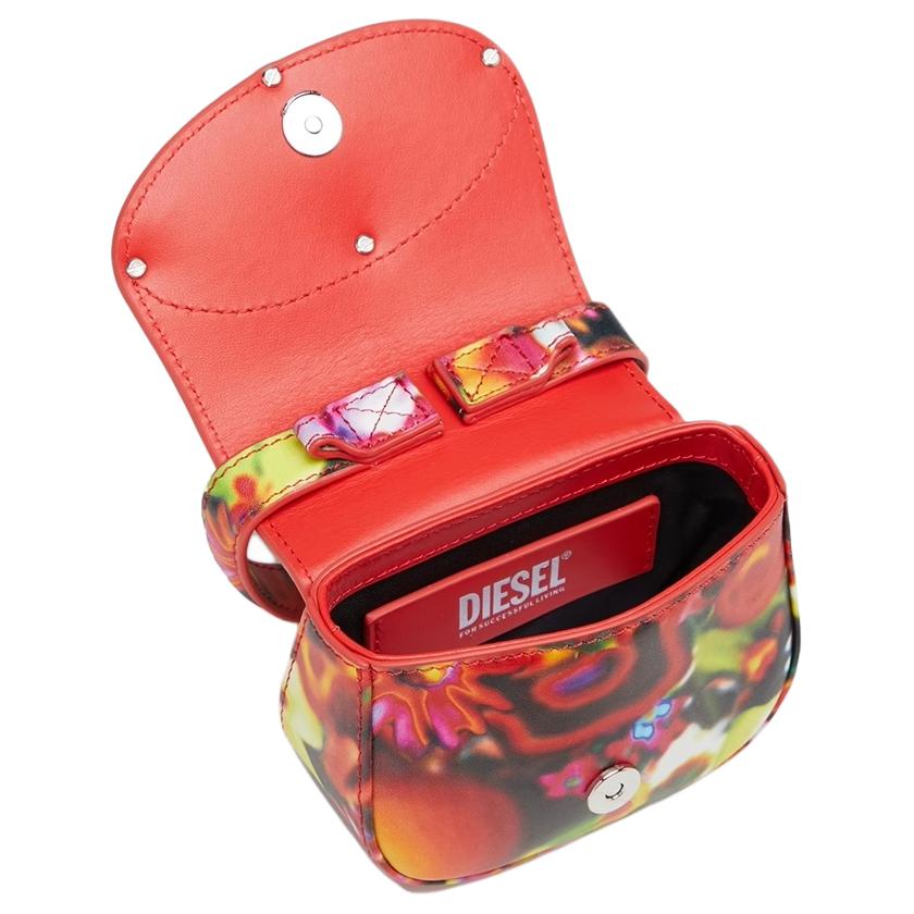 Diesel Borsa a Spalla in Pelle Tendenza Moda Mini Borse da Donna Multicolore P01100PR400-H9730
