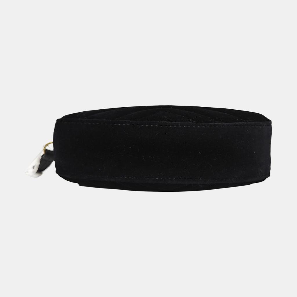 [Gebraucht] Marmont Gold Logo gesteppte Samt Brusttasche - Ausgezeichnet #14ET82E