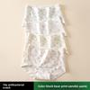 Female Autumn and Winter Sweet Bear Cotton Breathable Waist Antibacterial Extended Crotch Non Mark Triangle Briefs