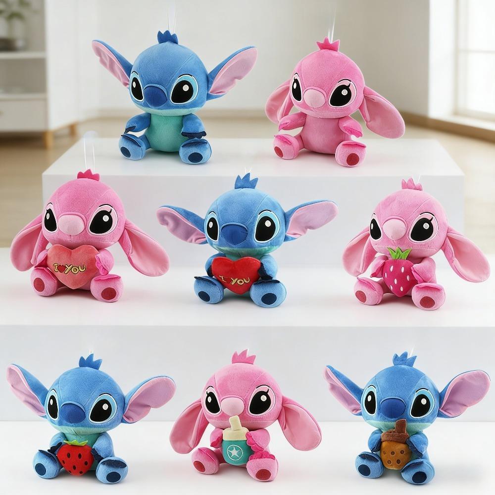 20cm Blue Cartoon Anime Plush Doll Cute Hugging Stuffed Toy Birthday Gift For Boys And Girls