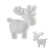 Christmas Elk Figurine Silicone Molds for Epoxy Resin Gypsum Ornament Elk Figurine Concrete Cement Silicone Molds