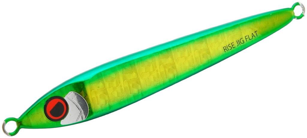 RISE JAPAN Rise Jig Flat 150g RJ13 Green Gold Zebra