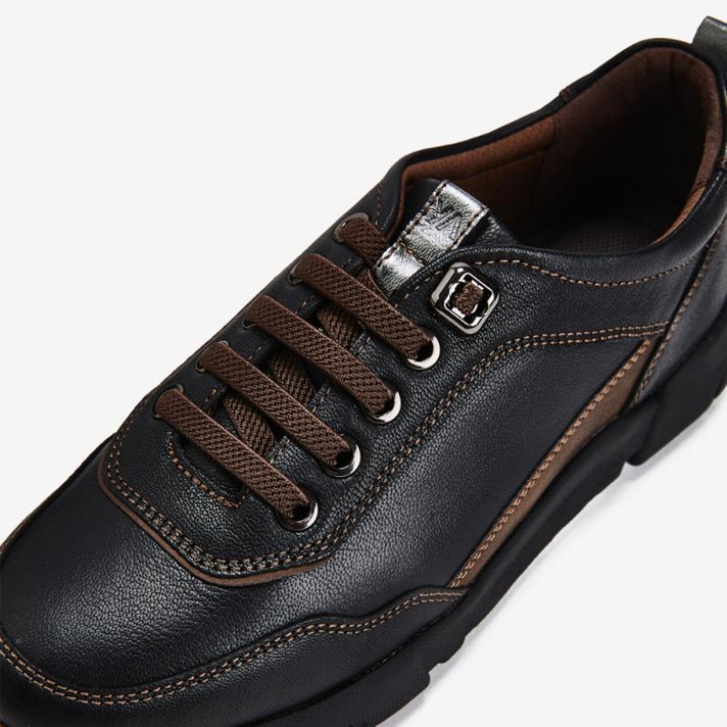 Young Age ESquire Young Age Women S goatSkin Light Mix SneakerS Black