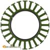 6110 DC Brushless Motor Generator Stator Core, 61.5x10mm, 24N28P Silicon Steel.