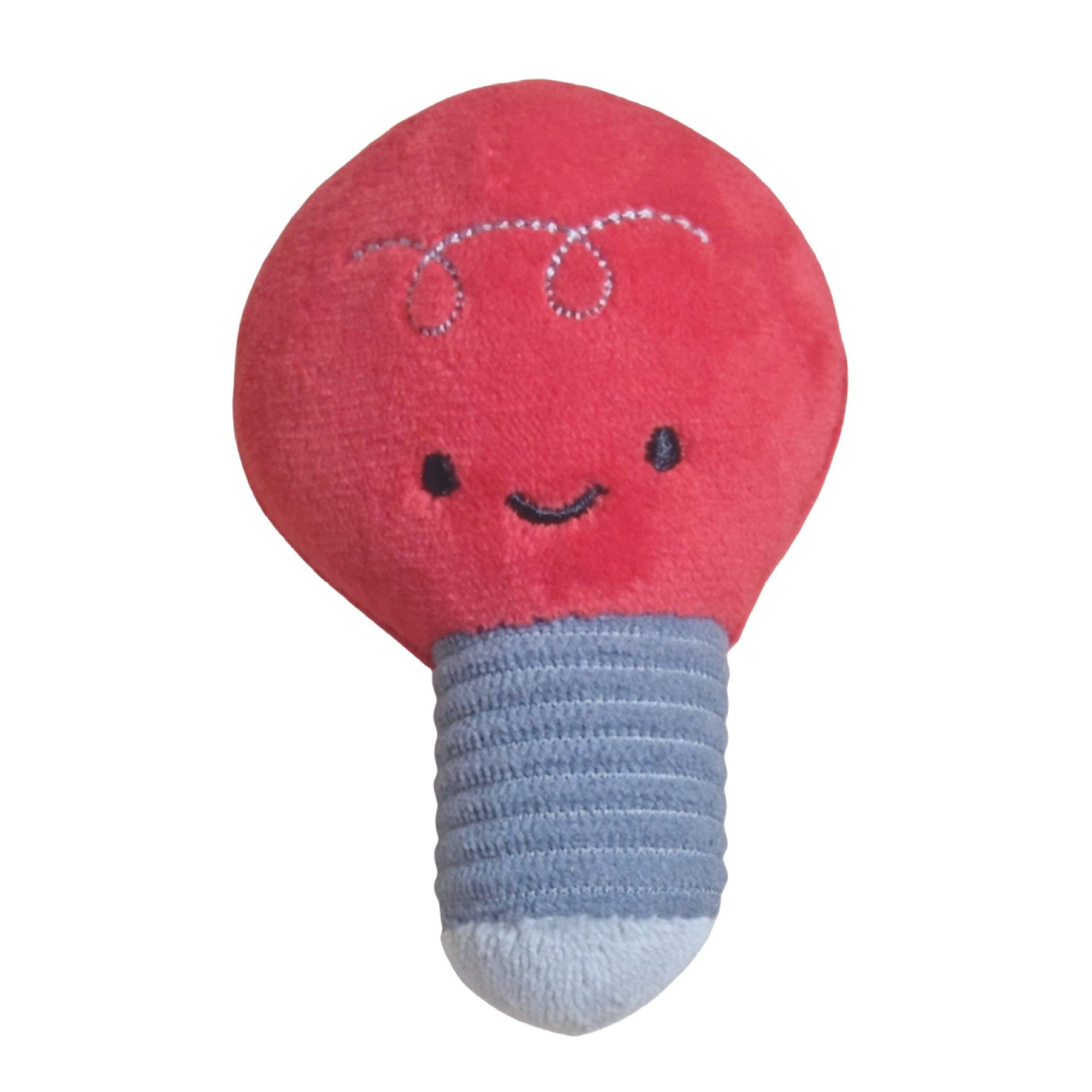 

Baseball Sword Bulb Keychain Plush Toy Cartoon Doll Bag Decoration Kids Gift Red Bulb