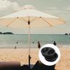 2Pcs Patio Umbrella Base Drainage Hole Cover Black Outdoor Waterproof Rustproof Heavy Duty Stand Protection Water Bottle Lids