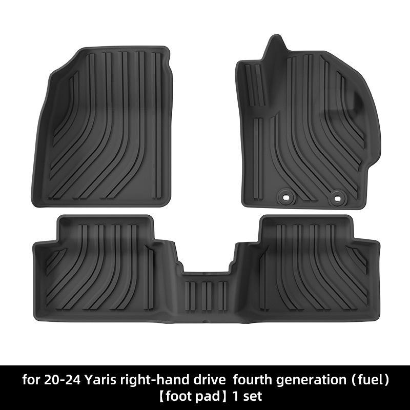Custom TPE Floor Mats & Trunk Liner for 2020-2024 Toyota Yaris