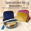 Anti-Scratch Bracelet Display Pouch 6-Layer Women's Wallet  for Watch Pendant Rings Earring